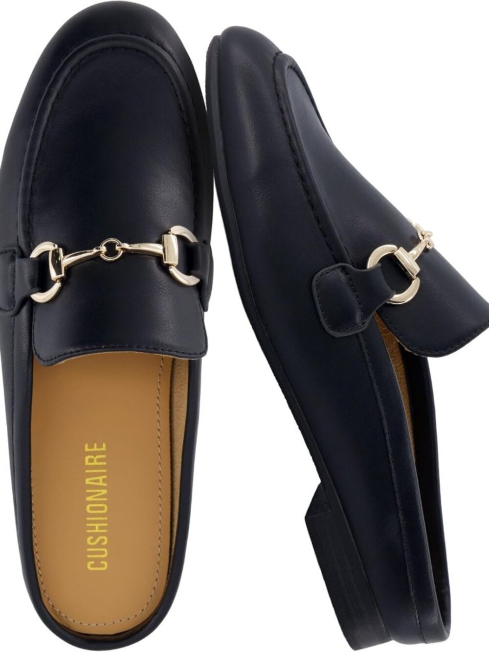 Cozy Slip-On Women's Mules, Casual Loafers with Low Heel & Chic Metal Chain